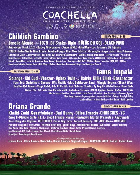 2019 coachella lineup.